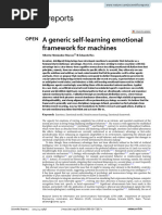 Un Marco Genérico de Autoaprendizaje Emocional para Máquinas