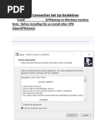 VPN - Connection Set Up Guidelines