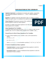 15.1 17 - System of Pair of Linear Equation - Summary PDF