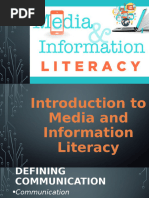 M1-Introduction To Media and Information Literacy