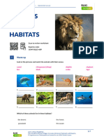 Animals and Habitats British English Teacher A1 A2