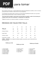 Técnicas para Tomar Medidas