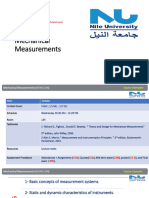 Lect - 1 - Mechanical Measurements