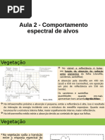 Comportamento Espectral de Alvos