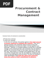 Procurement & Contract Management II