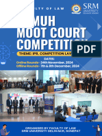 Brochure Ist SRMUH Moot Court Competition