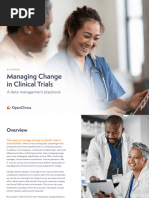 Managing Change in Clinical Trials Ebook