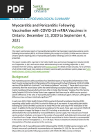 Covid 19 Myocarditis Pericarditis Vaccines Epi