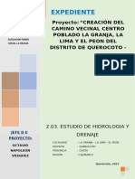 2.03. Estudio de Hidrologia y Drenaje