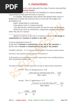 4 Chemical Kinetics-Notes