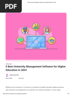 Management Software For Higher Education