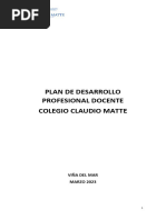 Plan de Desarrollo Profesional Docente - Ano 2023