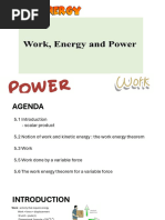 Work, Energy and Power