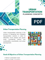 CE431 TOPIC 3 - Urban Planning Transportation Systems