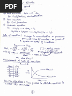 Chemical Kinetics Important Notes