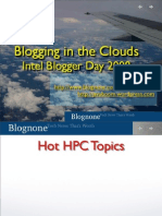 Blogging in The Cloud