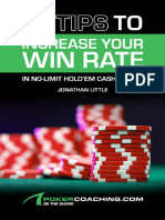 10 Tips To Increase Your Win Rate in No-Limit Hold'Em Cash Games