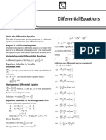 Differential Equations - Short Notes