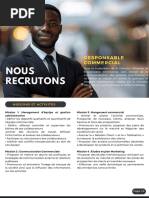 Responsable Commercial