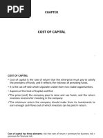 FM Chapter - Cost of Capital