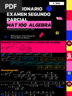 MAT 100 ÁLGEBRA Solucionario 2pparcial