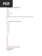 Fractions Answer Key