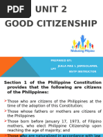 Good Citizenship