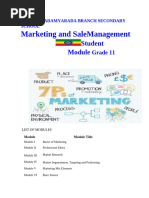 Marketing and Sales Unit 1 and 2