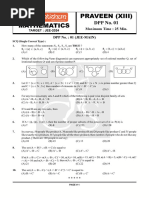 DPP-01 Mathematics