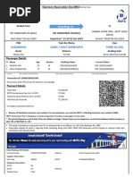 Anvt Garib Rath Third Ac (3A) : Electronic Reserva On Slip (ERS)