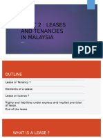 Leases and Tenancies in Malaysia - Part 1 2024