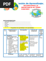 2° Sesión Día 1 PS Reconocemos La Importancia de Tener Conciencia Ambiental