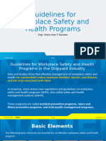 WEEK 1 - Guidelines For Workplace Safety and Health Programs