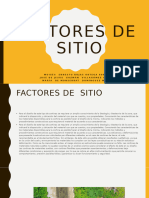 Factores de Sitio