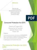 Consumer Act 2019 & NIA Act 1881