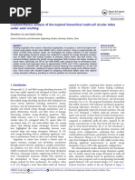 Crashworthiness Analysis of Bio-Inspired Hierarchical Multi-Cell Circular Tubes