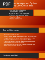 Database Management System Using LibreOffice Base