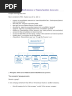 CONSOLIDATED SOFP With Solution of Questions