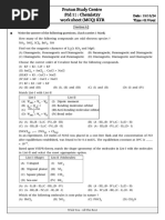 Worksheet (MCQ) KTR D19 Oct 2024