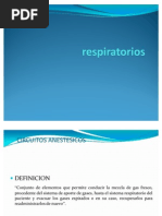 Dinámica de Los Circuitos Respiratorios