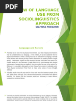 Meet 2.3. Review of Language Use From Sociolinguistics Approach