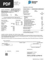 Billing and Payment Summary Explanation of Bill Detai L