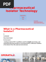 Pharmaceutical Isolator Technology