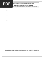 Method of Statement For Puff Sheet