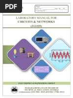 Circuits Networks Msbte Manual