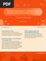 2024 Philippine Trust Study Media Briefer