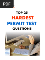 25 Hardest DMV Test Questions