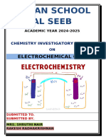 Class 11 Chemistry Investigatory Project