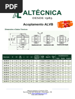 Acoplamento ALVB Engrenagem Altecnica Acionamentos Industriais Acoplamentos Freios Motoredutores Porto Alegre Rio Grande Do Sul