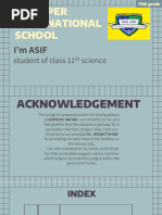 Chemistry Project of Asif